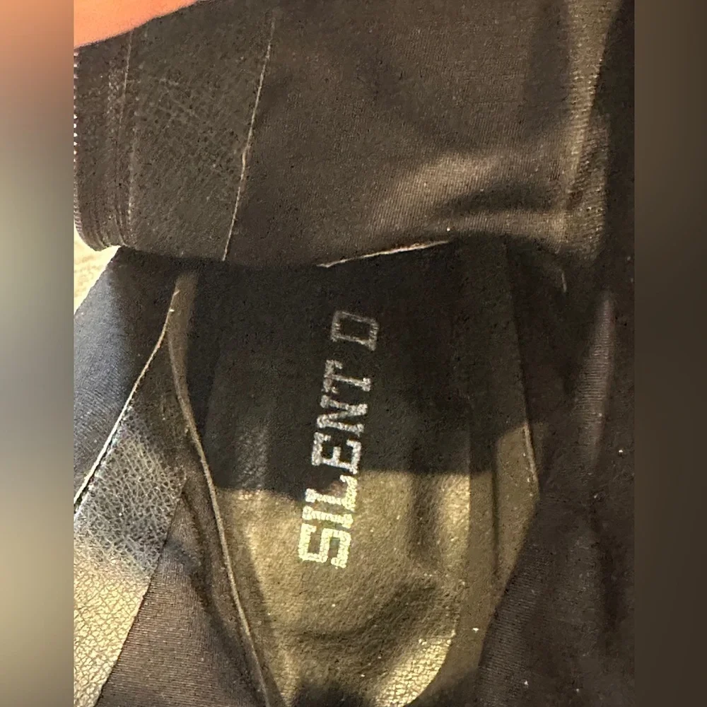 Silent D Black Velvet Stretch Ankle Boots — Size 39 (8.5 US) - Picture 4 of 5